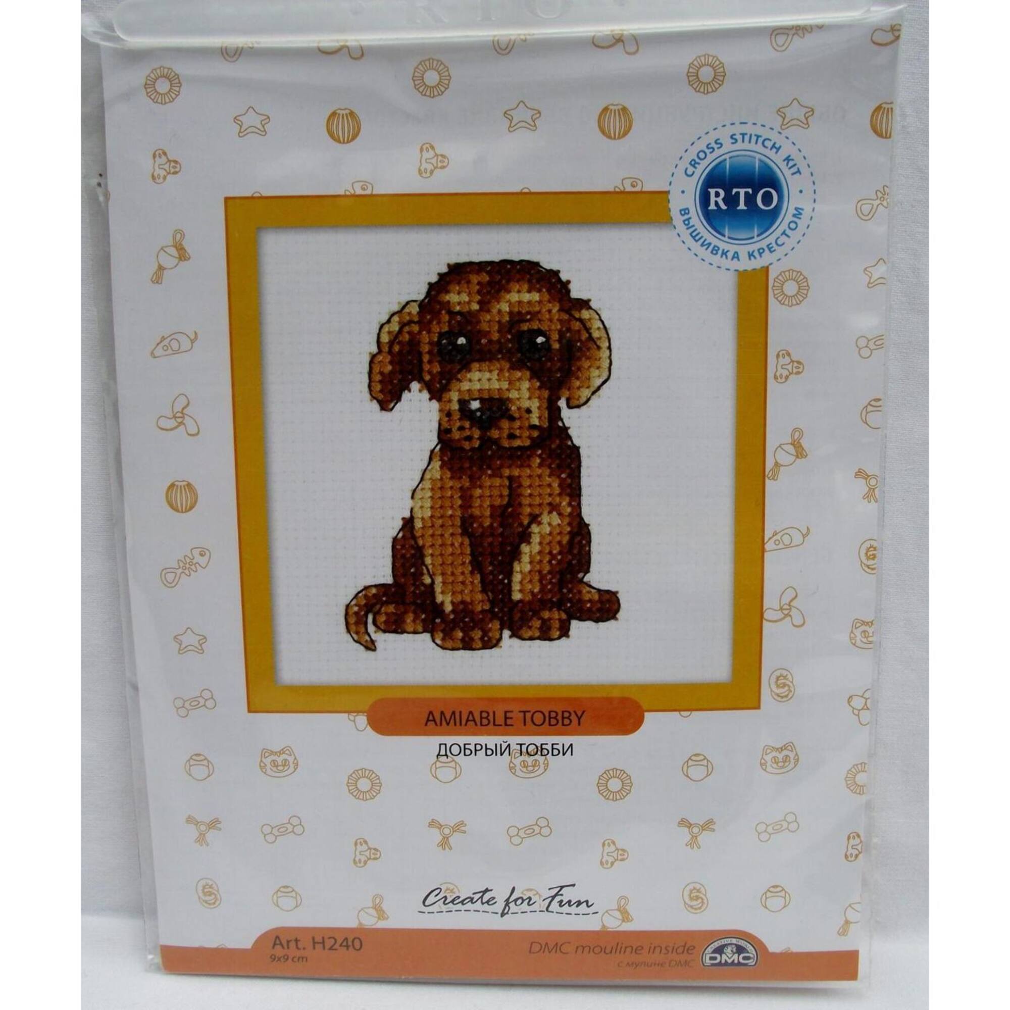 RTO Amiable Tobby Counted Cross Stitch Kit